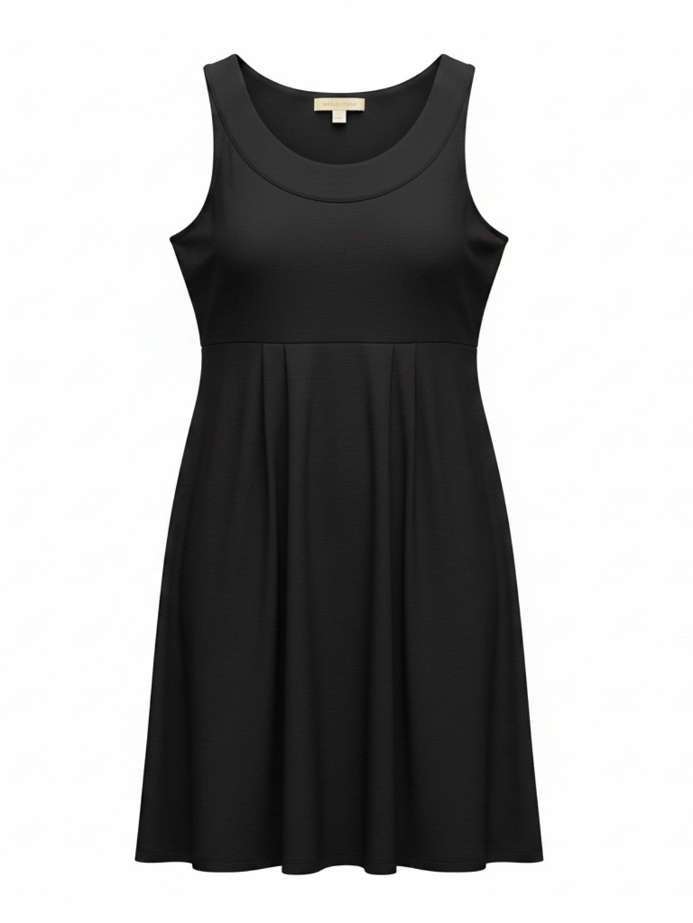 Michael Kors Black Sleeveless Empire-Waist Dress